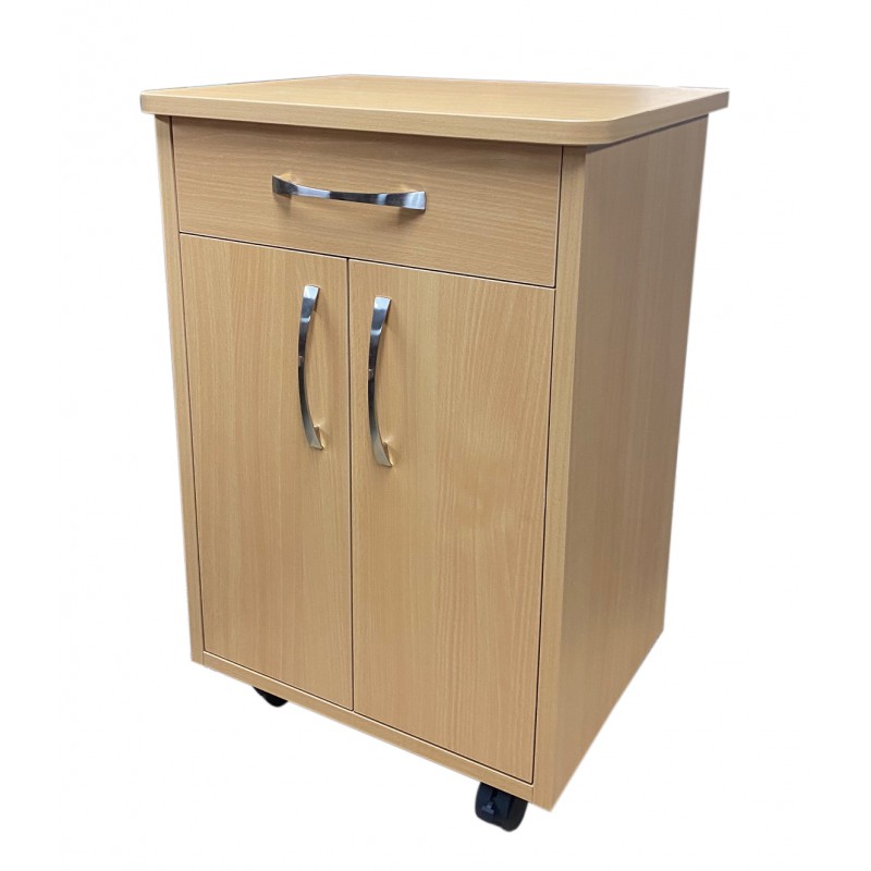 Mesita de noche con doble puerta