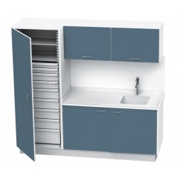 Armario modular multiusos hospitalario