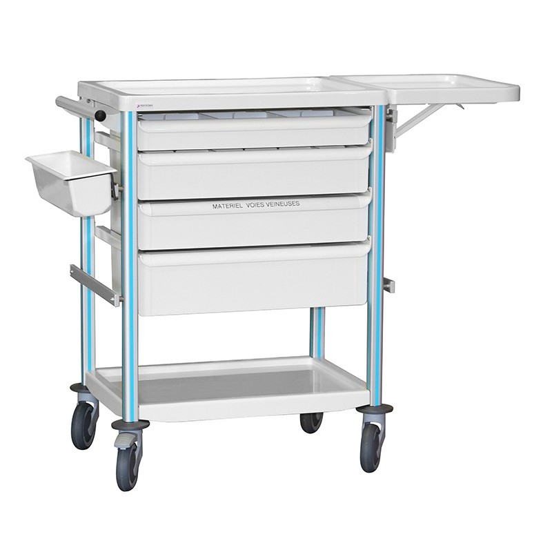 Carro de curas con cajones