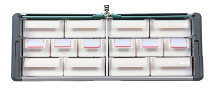 Cassette de medicación para cajetines